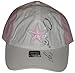 Dallas Cowboys 2010 Delhi Ladies / Women White and Pink Slouch Cap / Hat OSFA