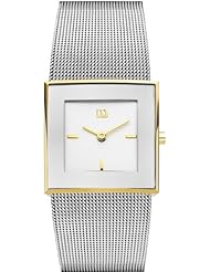 Danish Design by Tirtsah IV65Q973 Stainless Steel White Dial Gold Tone Bezel Ladies Watch