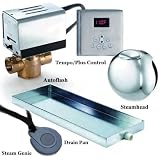 Mrsteam Control Package for Steam Shower MS-BUTLER2-2SQ, Polished Chrome