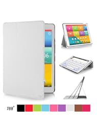 Personal Computer: Apple iPad Mini/Mini Retina/Mini 3 (Released 2014) Case Cover, FYY Ultra Slim Lightweight Premium PU Leather Smart Cover Multi-Angle Stand Case for Apple iPad Mini Tablet White (With Auto Wake/Sleep Feature) - GUANGZHOU WENYI COMMUNICATION EQUIPMENT CO.,LTD