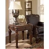 North Shore Square End Brown Finish