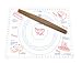 Conimar Kitchen 18 by 24-Inch Helper Pastry Mat, Non-Slip