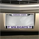 Kansas State Wildcats Chrome License Plate Frame