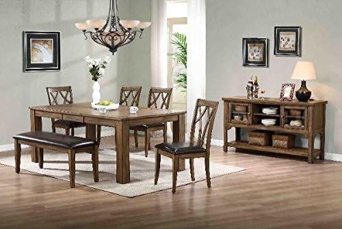 EastCoastInnovators 3073-91-S2 Double X-back Side Chair - Set of 2