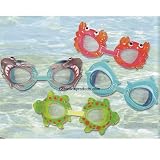 Innovative 4 Pack of Kid's Friends Swim Goggles