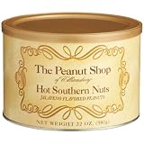The Peanut Shop of Williamsburg Hot Southern Nuts Jalapeno Flavored Peanuts 32 Ounce Tins... by The Peanut Shop of Williamsburg