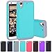 HTC Desire 626 / 626s Case, LK [Shockproof] Hybrid Dual Layer Armor Defender Protective Case Cover for HTC Desire 626 / 626s (Teal)