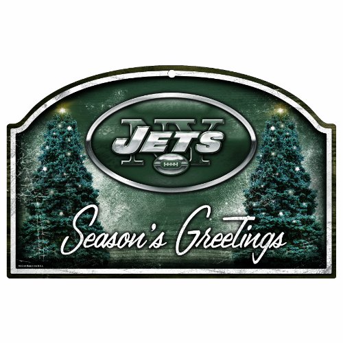 NFL New York Jets 11-by-17 Wood Sign 