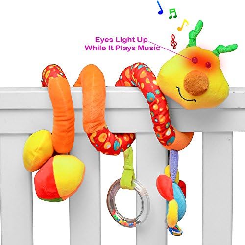 PlayBoom Toys Wrap Around The Crib Toy Wraps Around the Crib or Carriage or Even Your Car Seat - Best Baby Present