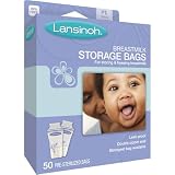 Lansinoh Breast Milk Storage Bags, 50-Count