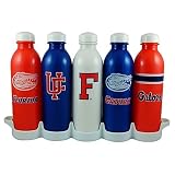 Set Of 5 College UF Gators 16 oz. Water Bottles