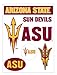 me & my BIG ideas laptopSTICKS Removable Laptop Stickers, Arizona State Sun Devils