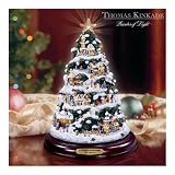 Thomas Kinkade A Holiday Gathering Illuminated Christmas Tree: Holiday Home Decoration