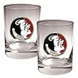 Florida State Seminoles NCAA 2pc Rocks Glass Set by Great American Products