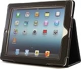Produkt-Bild: Snugg iPad 3 Case, iPad 3 Tasche mit Aufsteller, elastischer Handschlaufe, verstaubarer Stylus-Halterung und Premium Nubuck Innenfutter f&uuml;r das neue Apple iPad (3. Generation), schwarz - unterst&uuml;tzt Smart Cover Funktion