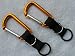 Tools & Hardware : (2) Water Bottle Holders With Orange Aluminum Carabiner Attachments