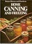 Better Homes and Gardens Home Canning and Freezing (Better Homes and Gardens Books)