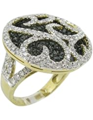 14k Yellow Gold 3.4ctw Diamond Cocktail Ring 11201Y Size 7.5