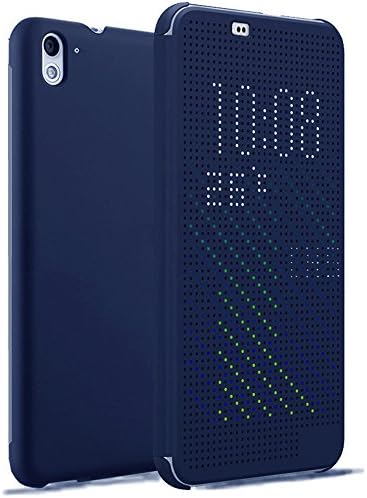 HTC 826 Case, HTC Desire 826 case, Anoke@ DEY DOT Luxury Flip Slim Dot View Cover Case for HTC 826 (Dot Blue)