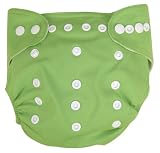 51jwrvRxnGL. SL160  Trend Lab Adjustable Cloth Diaper with Liner, Green