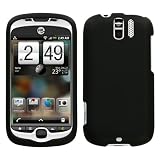 MyBat HTC myTouch 3G Slide Lizzo Ruberized Phone Protector Cover – Black