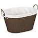 Oval Single Load Paper Rope Laundry Basket