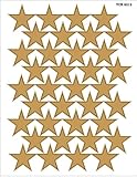 Teacher Created Resources Large Gold Foil Stars Stickers, Multi Color (4212)