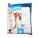 Hanes - Girls Camis, White, 3 Pair Pack, TU30WH