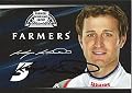 AUTOGRAPHED Kasey Kahne 2012 Lionel RCCA Elite Series 1 of 2 (#5 Farmers Insurance Racing) Rare Diecast Exclusive Insert Signed Collectible NASCAR Trading Card with COA