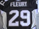 MARC ANDRE FLEURY SIGNED AUTOGRAPHED JERSEY PITTSBURGH PENGUINS COA