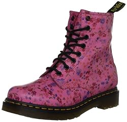 Dr. Martens 1460 Little Flowers Acid Pink 11821653, Damen Stiefel, Pink (Acid Pink), EU 37 (UK 4)