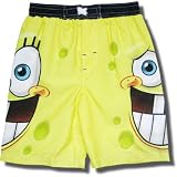 SpongeBob SquarePants big face Bathing Suit for Toddlers and Boys - 3T