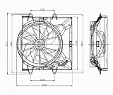 51jx%2BO6kMFL. SL160  TYC 621130 Jeep Grand Cherokee Replacement Radiator/Condenser Cooling Fan Assembly