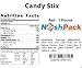 Nosh Pack Candy Stix Powder Straws - Red (Cherry) 1 LB. Bag