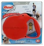 Retractable Tape Leash For Dogs Black 26