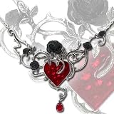 Bed Of Blood-Roses for Tangled Emotions Gothic Necklace