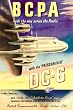 BCPA (DC-6 Plane Travel Ad) Art Print Poster - 24x36