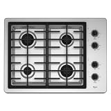 Whirlpool W5CG3024XS 30 Gas Cooktop with 4 Sealed Burners Stainless Steel