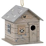 VOGELHAUS NO CATS NISTKASTEN REINIGUNGSKLAPPE HOLZ