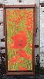 Poppy Field artwork Designer Deckchair
