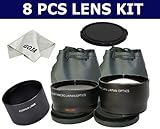Lens kit for FUJIFILM FINEPIX S7000, Includes: 2.0 X High Definition Teleph ....