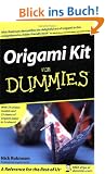 Origami Kit For Dummies (For Dummies (Lifestyles Paperback))