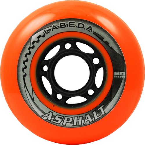 Wheels Labeda Asphalt Inline Skate Wheels 8Pack Color Orange Choice