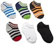 Stride Rite Boys 2-7 Sport Stripes No Show 6 Pack Sleepwear