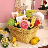 Citrus Spa Delights Bath & Body Gift Basket--Large