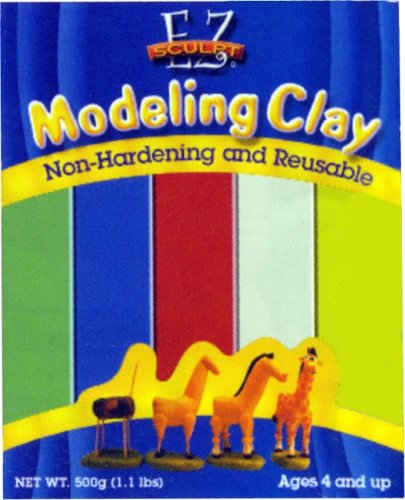 Childrens Toyshop  Toys : Sculpey E-Z Shape Primary Clay