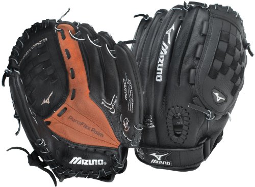 Mizuno Prospect GPT1175 Youth Baseball Glove (Black, 11.75-Inch, Right-Handed Throw)