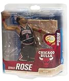 McFarlane Toys NBA Sports Picks Series 20 Action Figure Derrick Rose (Chicago Bulls) Black Uniform Bronze Collector Level Chase