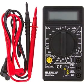 Multimeter, M-1000B 3 1/2 Digit, 2000 Count Display