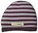 L'ovedbaby Unisex-Baby Newborn Organic Cute Cap, Lavender/Eggplant, 0/3 Months